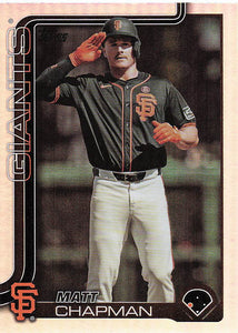 2025 Topps Baseball Rainbow Foil Matt Chapman #221