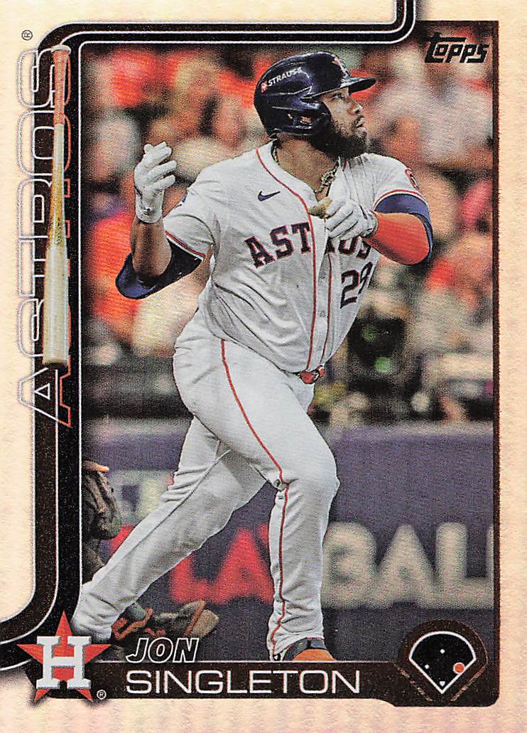 2025 Topps Baseball Rainbow Foil Jon Singleton #462