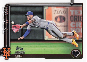2025 Topps Baseball Jose Siri #373
