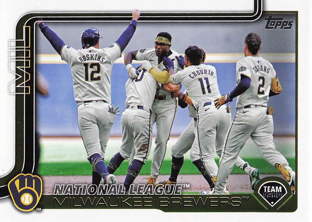 2025 Topps Baseball Milwaukee Brewers #396