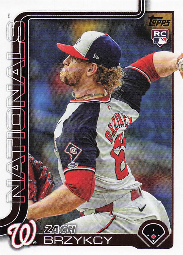 2025 Topps Baseball Zach Brzykcy #411 Rookie