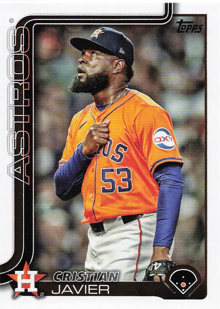 2025 Topps Baseball Cristian Javier #509