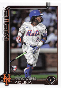 2025 Topps Baseball Luisangel Acuña #524 Rookie