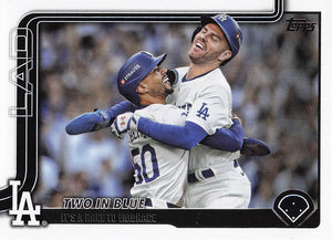 2025 Topps Baseball Two in Blue: It’s a Race to Embrace #631
