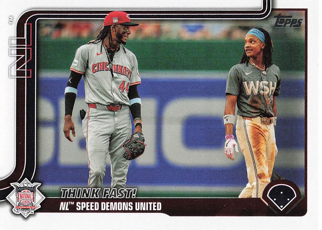 2025 Topps Baseball Think Fast! NL Speed Demons United #639