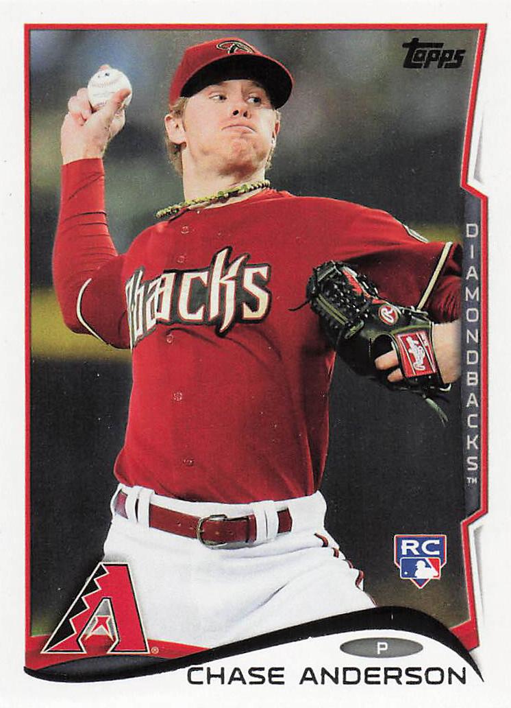 2014 Topps Update Baseball Chase Anderson #US-52 Rookie