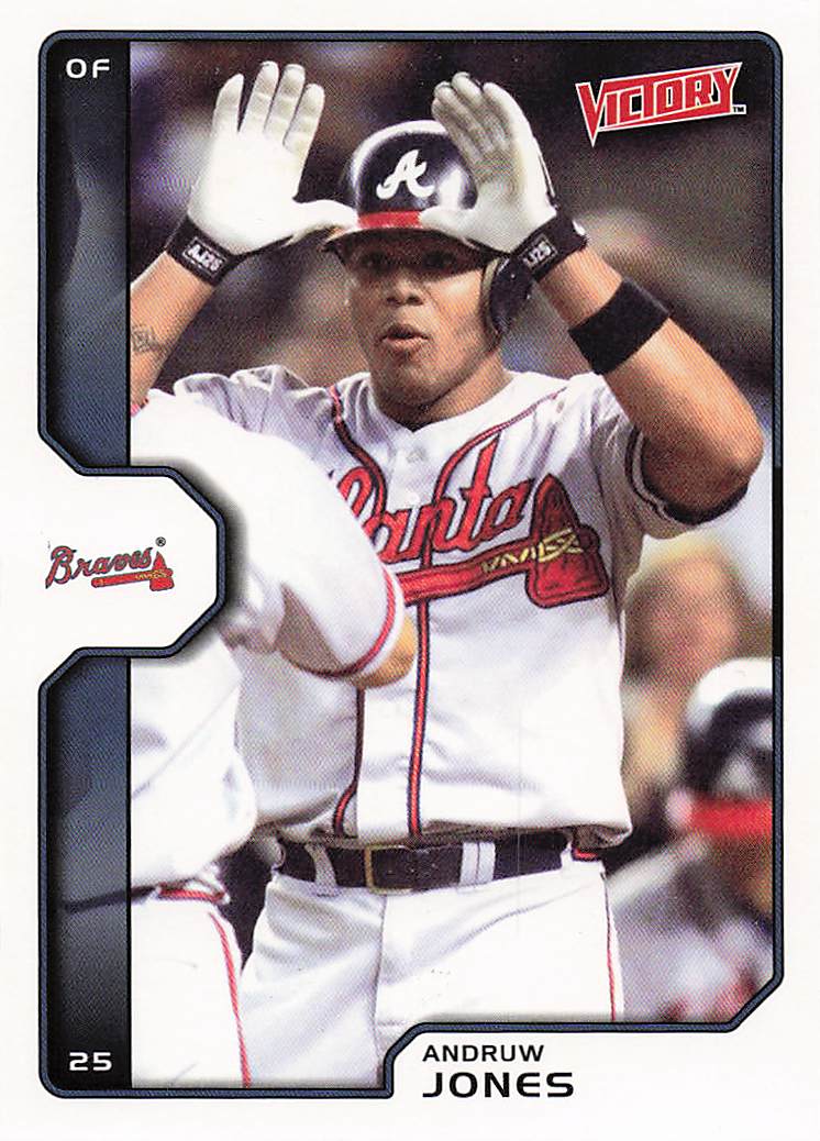 2002 Upper Deck Victory Baseball Andruw Jones #257