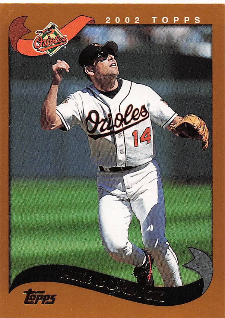 2002 Topps Baseball Mike Bordick #153
