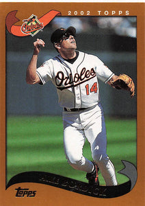 2002 Topps Baseball Mike Bordick #153