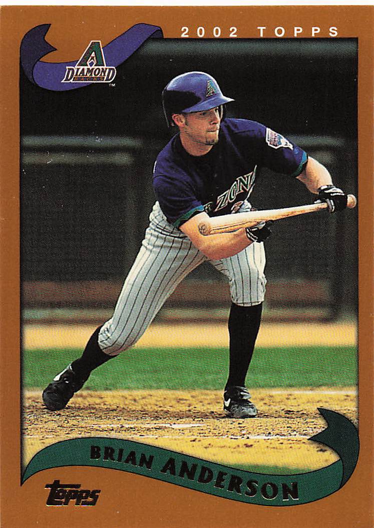2002 Topps Baseball Brian Anderson #177