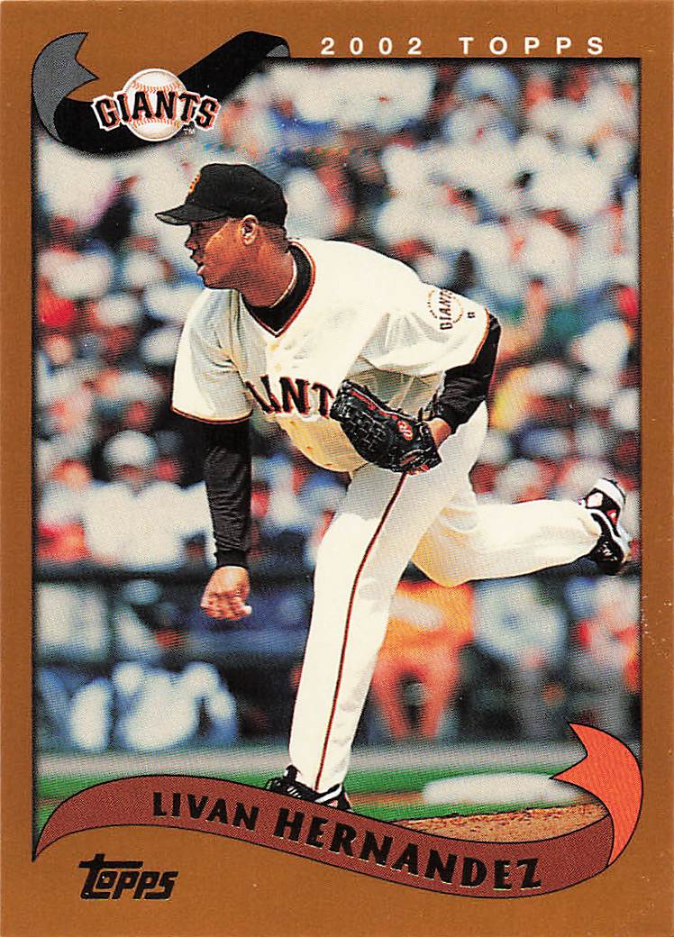 2002 Topps Baseball Livan Hernandez #35