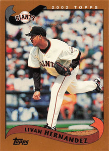 2002 Topps Baseball Livan Hernandez #35