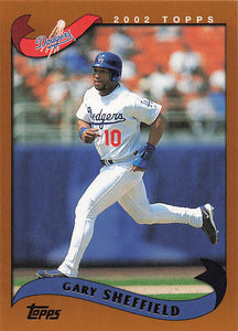 2002 Topps Baseball Gary Sheffield #115
