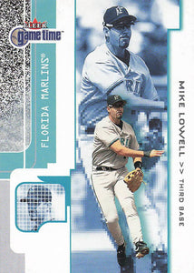 2001 Fleer Game Time Baseball Mike Lowell #12
