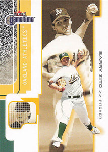 2001 Fleer Game Time Baseball Barry Zito #56