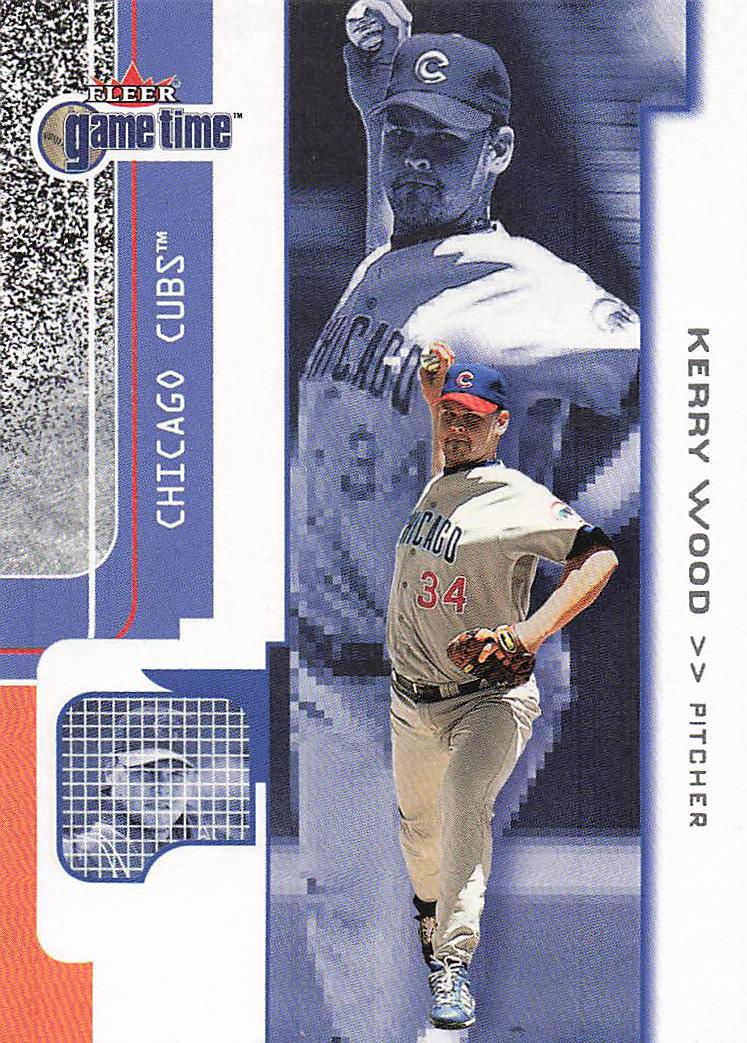 2001 Fleer Game Time Baseball Kerry Wood #17