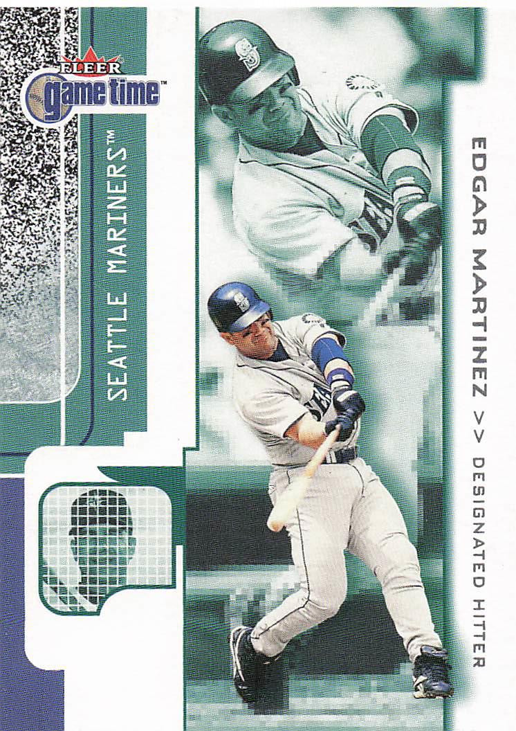 2001 Fleer Game Time Baseball Edgar Martinez #24