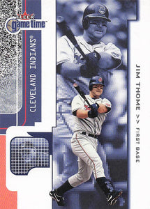 2001 Fleer Game Time Baseball Jim Thome #11