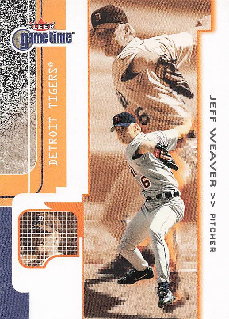 2001 Fleer Game Time Baseball Jeff Weaver #30