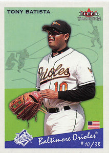 2002 Fleer Tradition Baseball Tony Batista #269