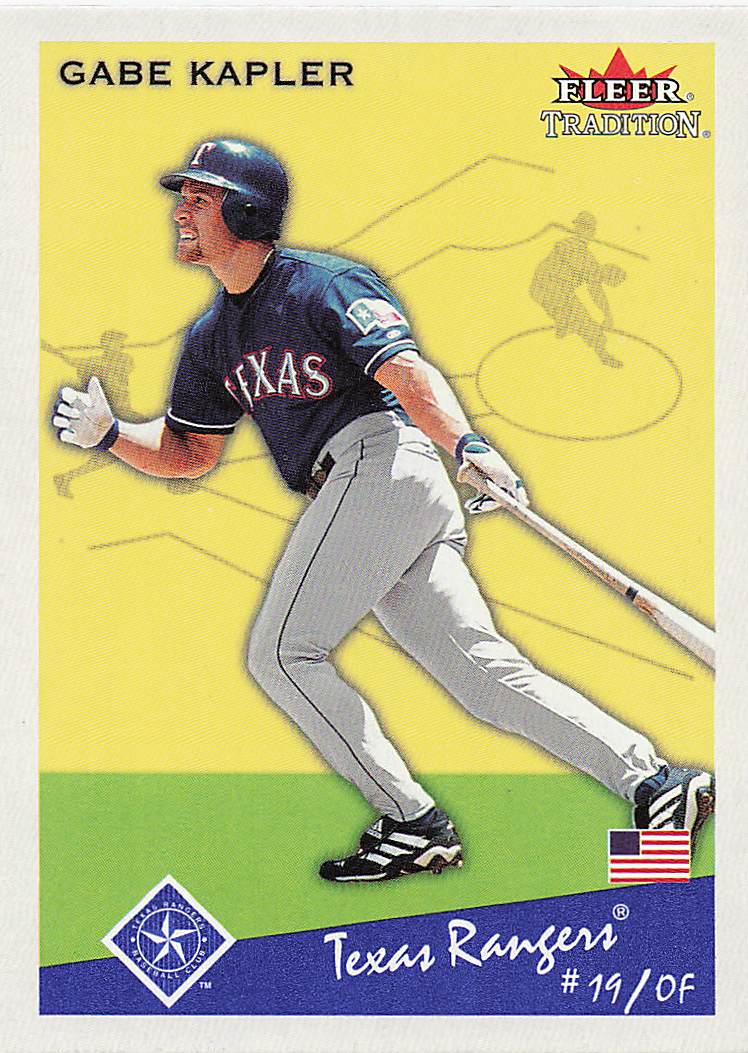 2002 Fleer Tradition Baseball Gabe Kapler #335