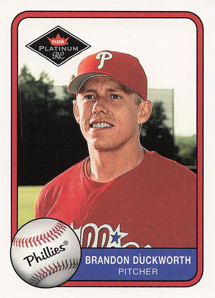 2001 Fleer Platinum Baseball Brandon Duckworth #510 Rookie