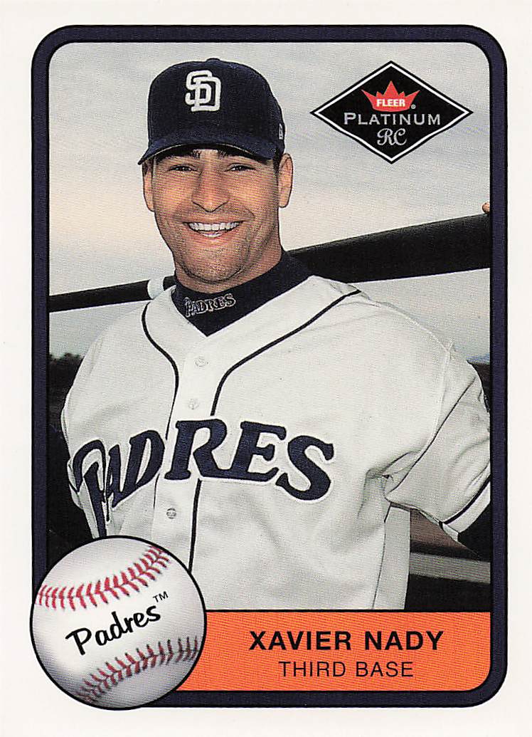 2001 Fleer Platinum Baseball Xavier Nady #372