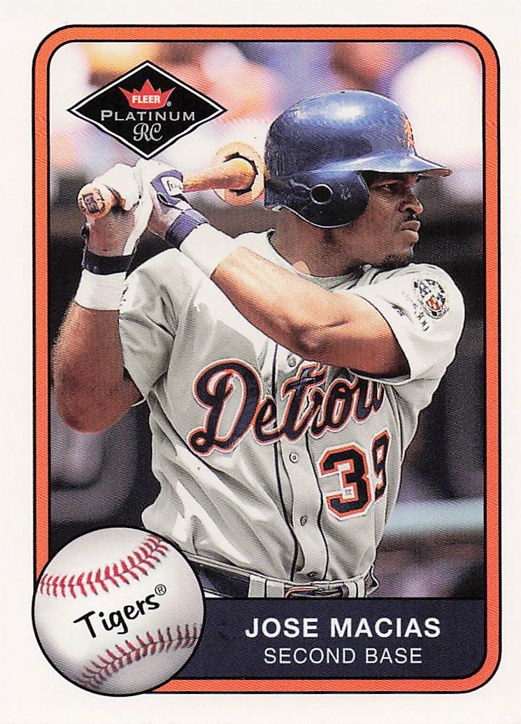 2001 Fleer Platinum Baseball Jose Macias #335