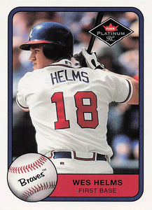 2001 Fleer Platinum Baseball Wes Helms #334