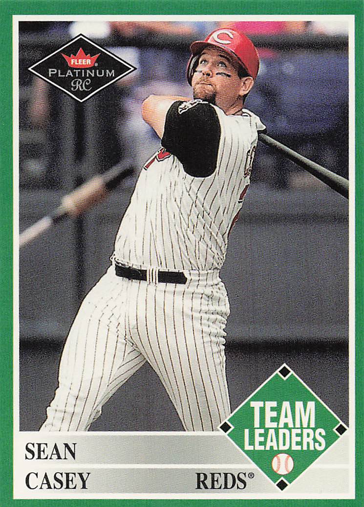 2001 Fleer Platinum Baseball Sean Casey #454