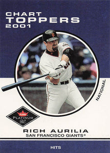 2001 Fleer Platinum Baseball Rich Aurilia #425