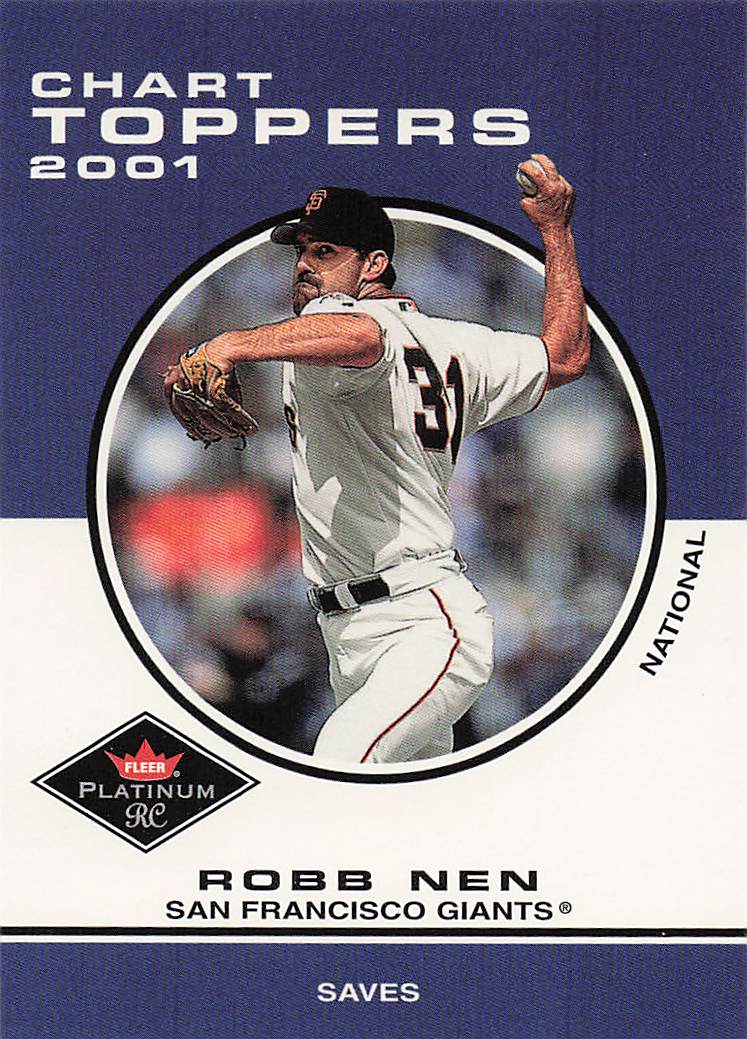 2001 Fleer Platinum Baseball Robb Nen #412