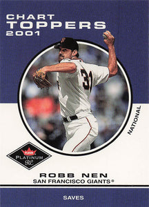 2001 Fleer Platinum Baseball Robb Nen #412
