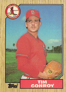 1987 Topps Baseball Tim Conroy #338