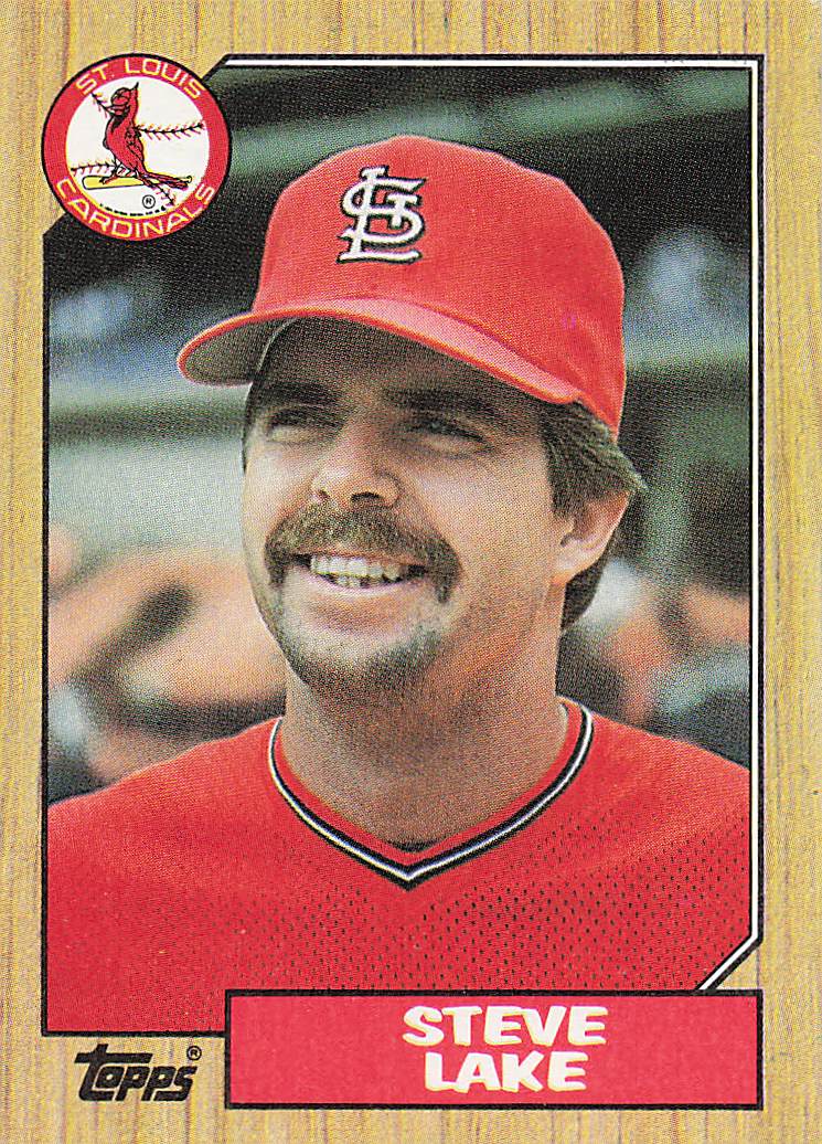 1987 Topps Baseball Steve Lake #84