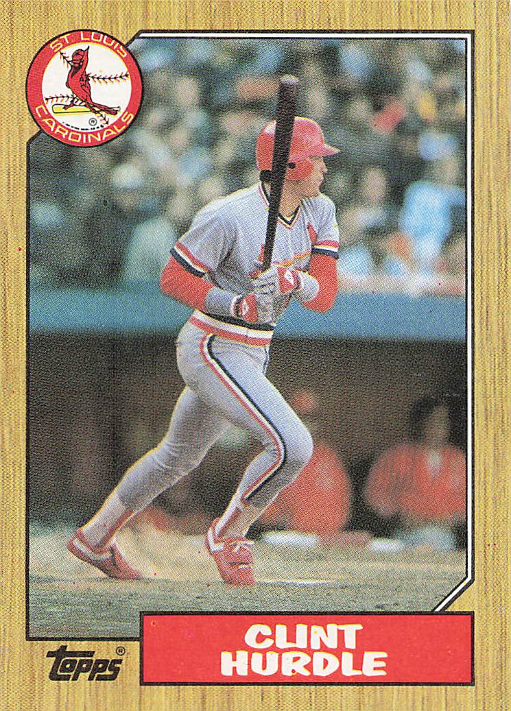 1987 Topps Baseball Clint Hurdle #317