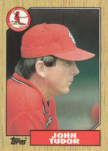 1987 Topps Baseball John Tudor #110