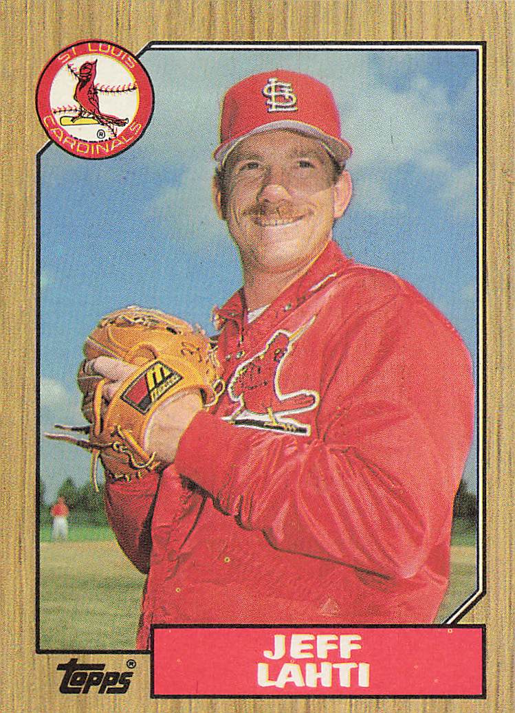 1987 Topps Baseball Jeff Lahti #367