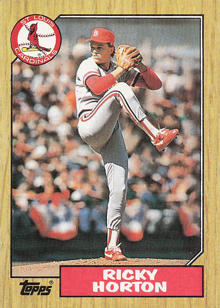 1987 Topps Baseball Ricky Horton #542
