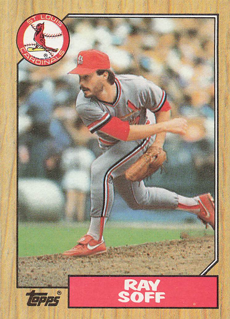 1987 Topps Baseball Ray Soff #671a Rookie