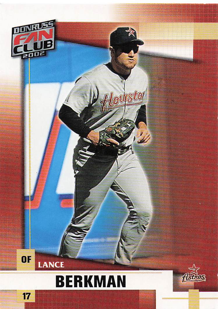 2002 Donruss Fan Club Baseball Lance Berkman #160