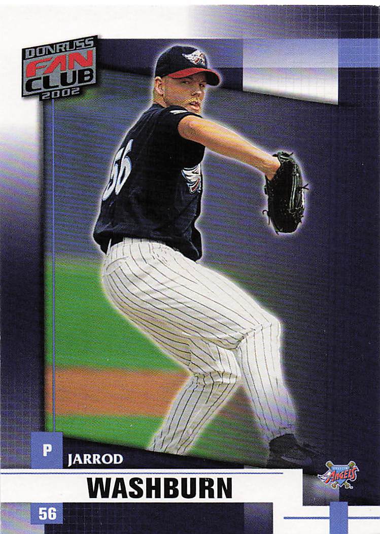 2002 Donruss Fan Club Baseball Jarrod Washburn #43