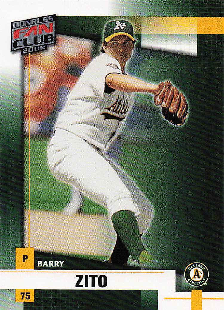 2002 Donruss Fan Club Baseball Barry Zito #41