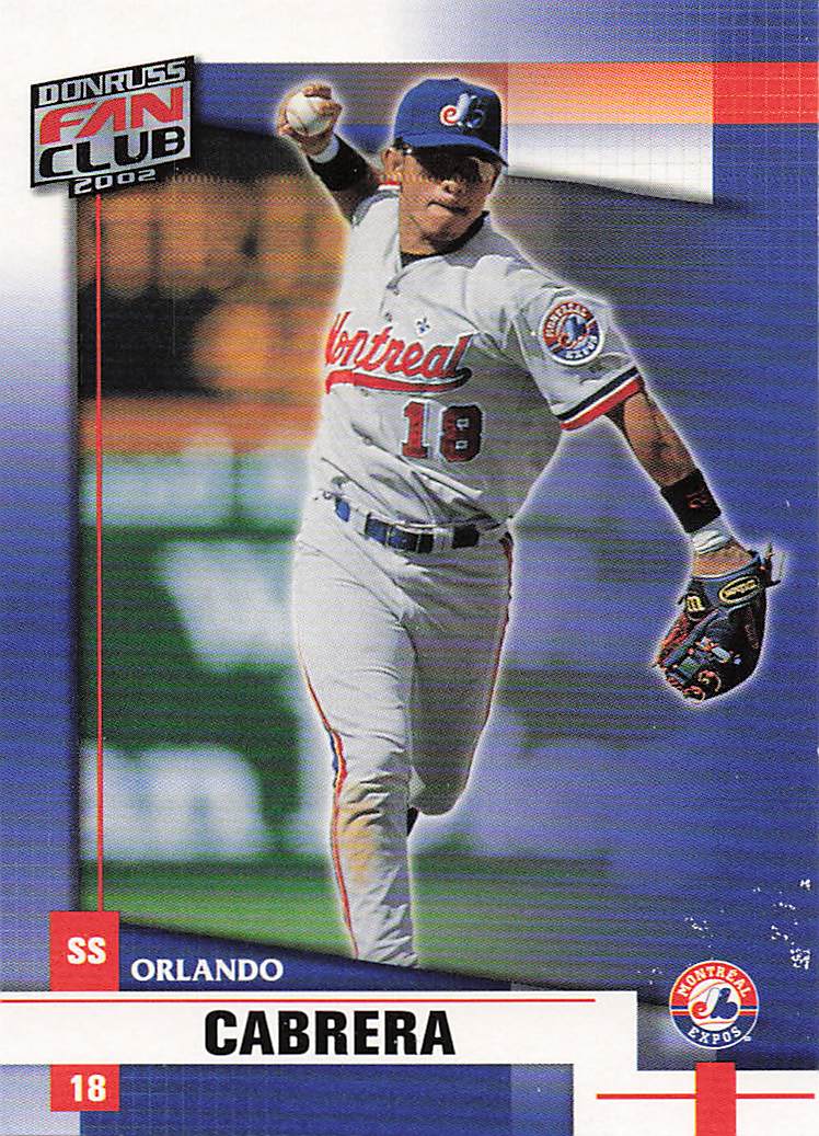 2002 Donruss Fan Club Baseball Orlando Cabrera #140