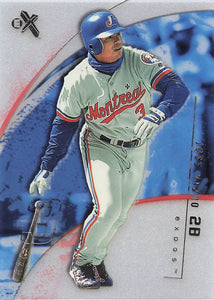 2002 Fleer E-X Baseball Jose Vidro #21