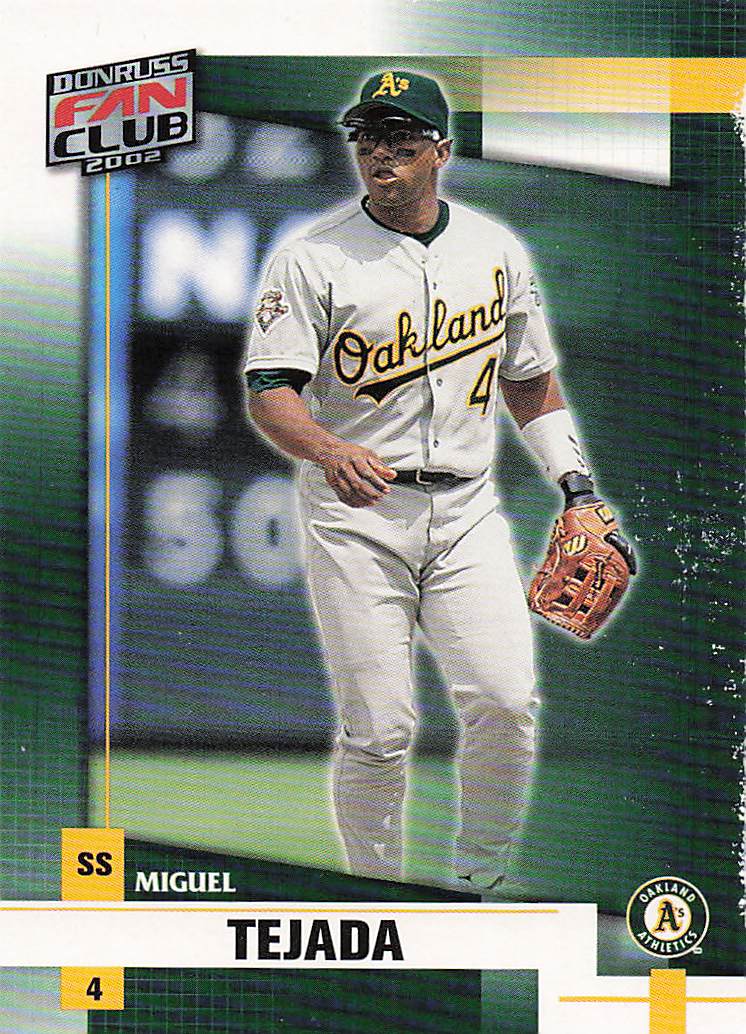 2002 Donruss Fan Club Baseball Miguel Tejada #126