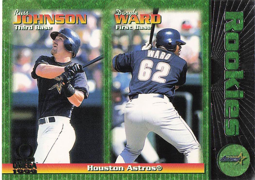 1999 Pacific Omega Baseball Russ Johnson / Daryle Ward ROO #110