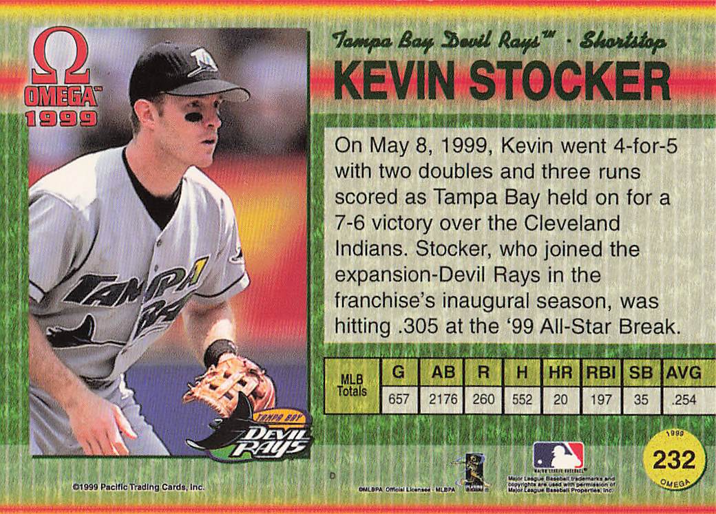 1999 Pacific Omega Baseball Kevin Stocker #232