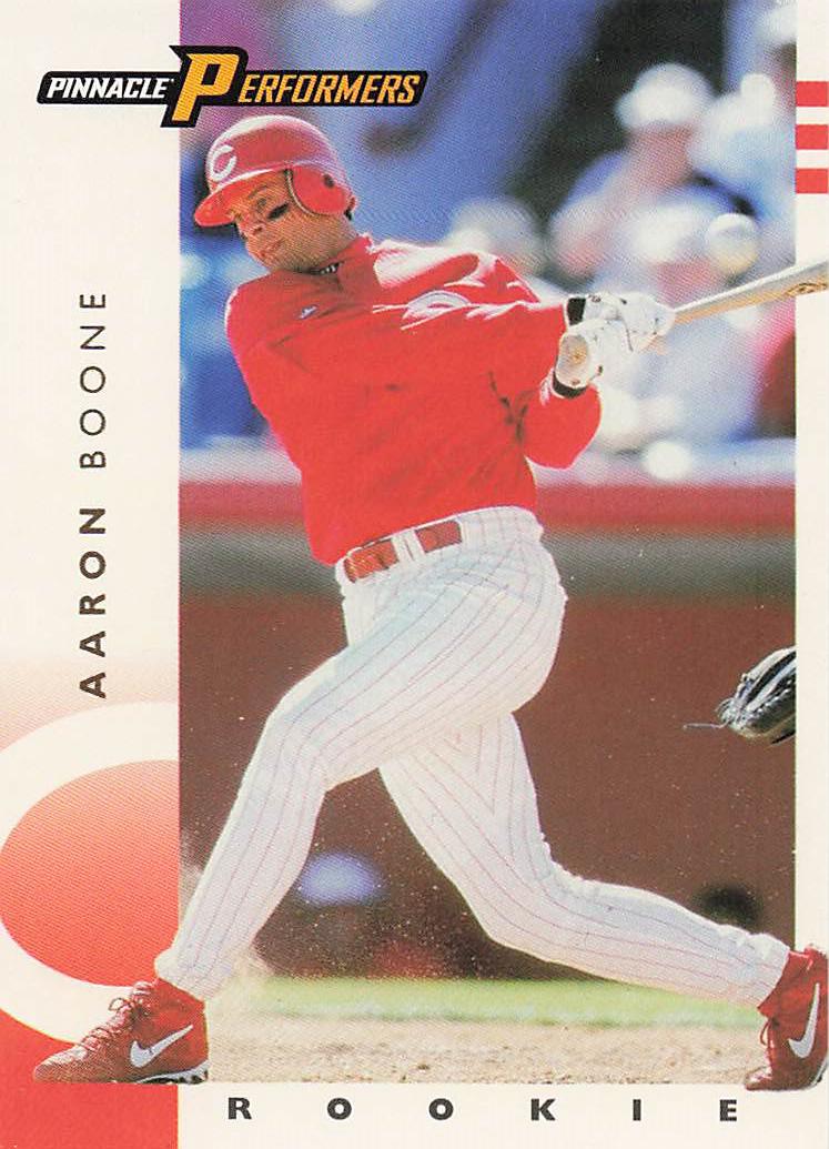 1998 Pinnacle Performers Baseball Aaron Boone #129