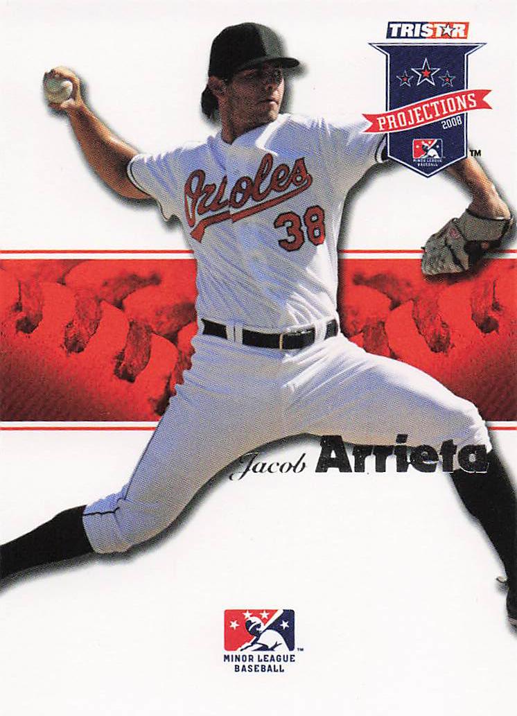 2008 TriStar PROjections Baseball Jake Arrieta #221